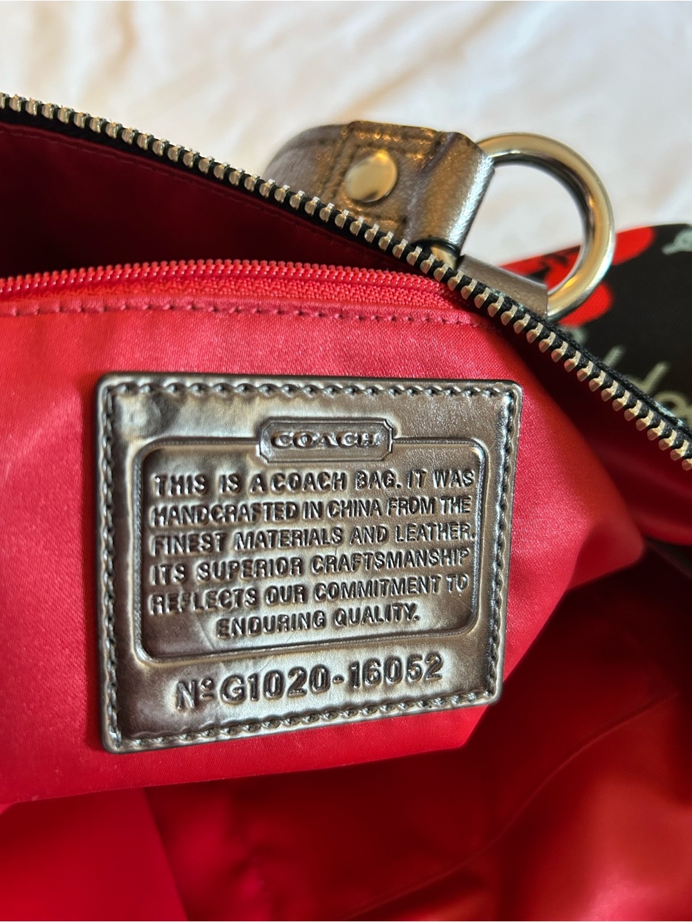 Coach Graffiti Poppy Tote - Picture 14 of 16